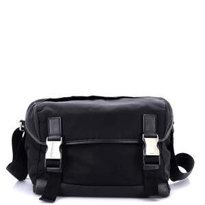 Prada Double Buckle Flap Messenger Bag #185754P75B